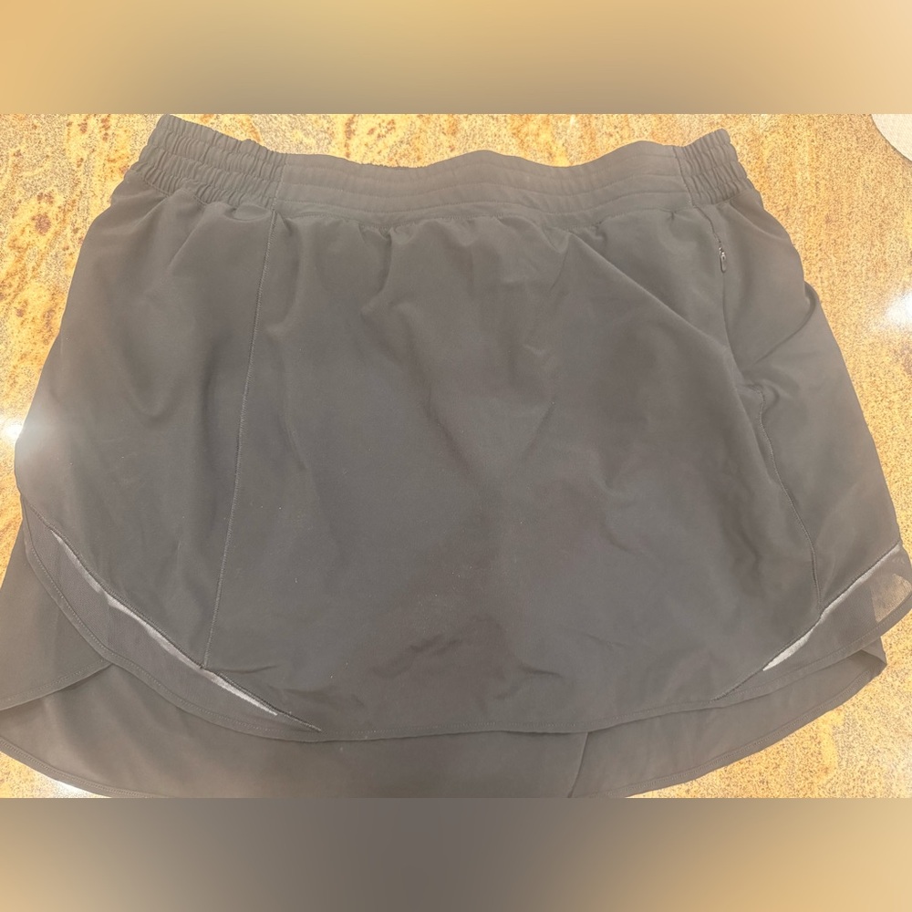 lululemon athletica Black Hotty Hot skort long